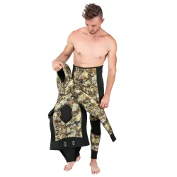 Mens 2 Piece Wetsuit Camo 5MM